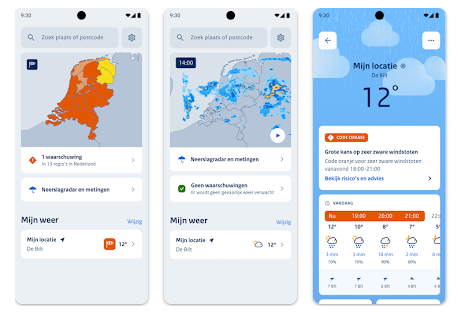 Beste weer app 2026: getest voor wandelaars 6 KNMI weer app