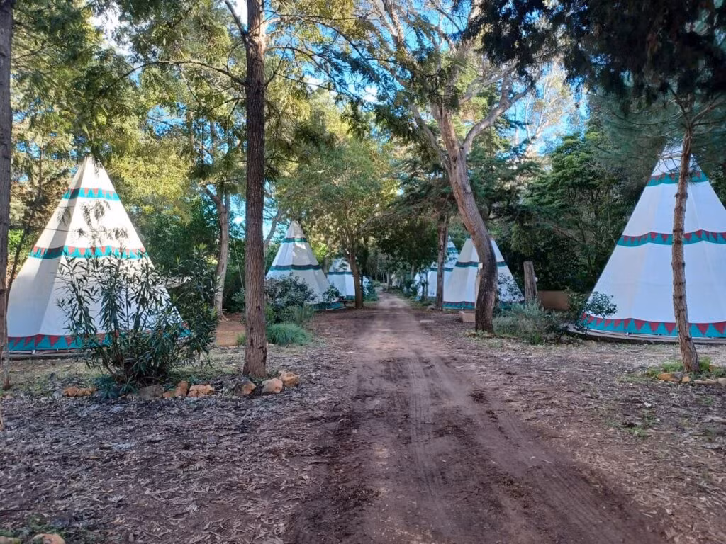 De Fishermen's Trail deel 2 19 Dag 1 Slapen in een tipi