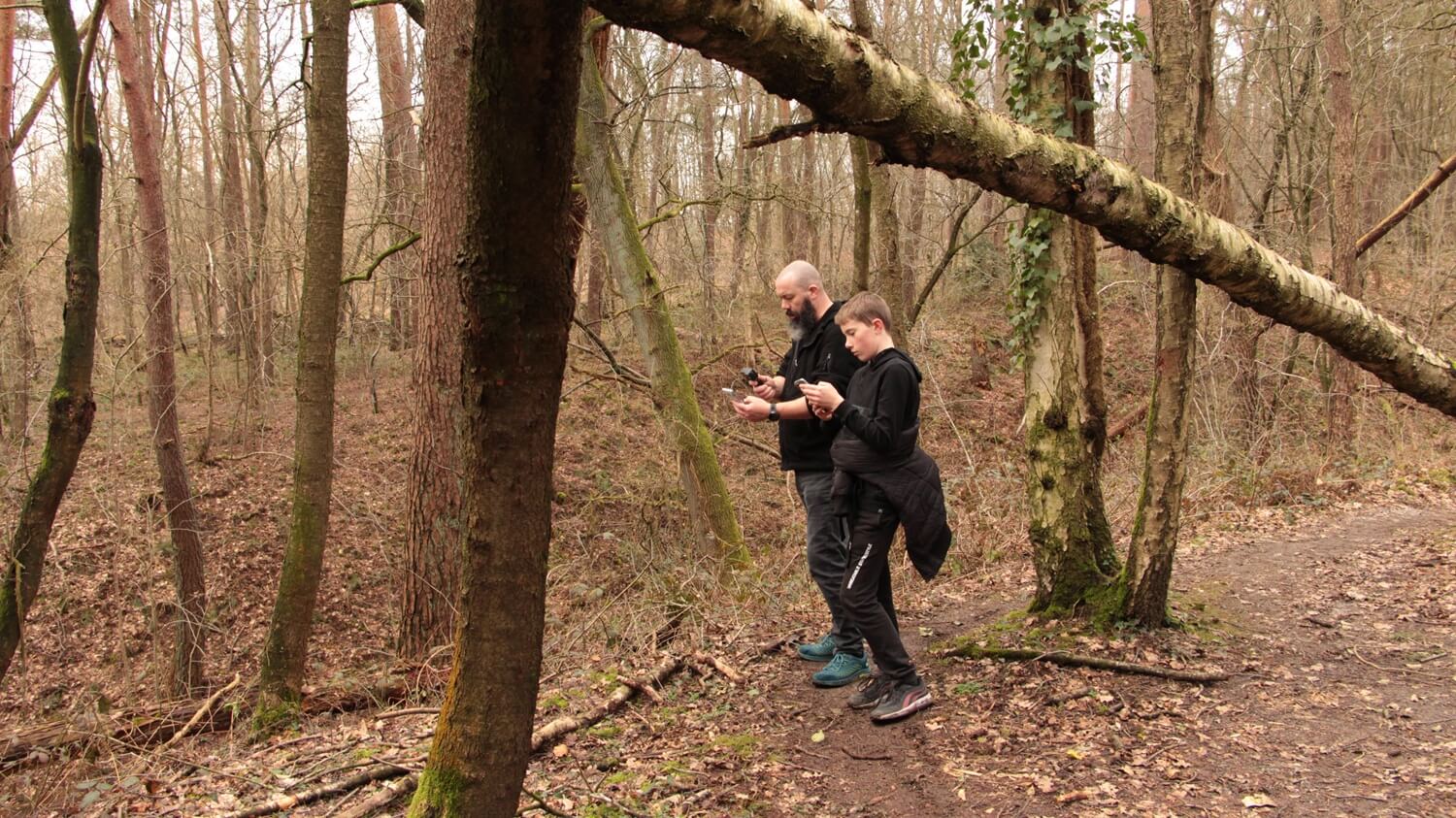 Een cache rondje in de buurt van ons natuurhuisje