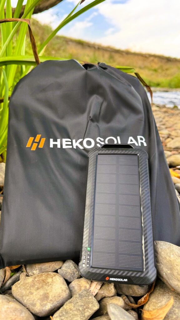 hekosolar powerbank pulse portable solar charger 30w 7