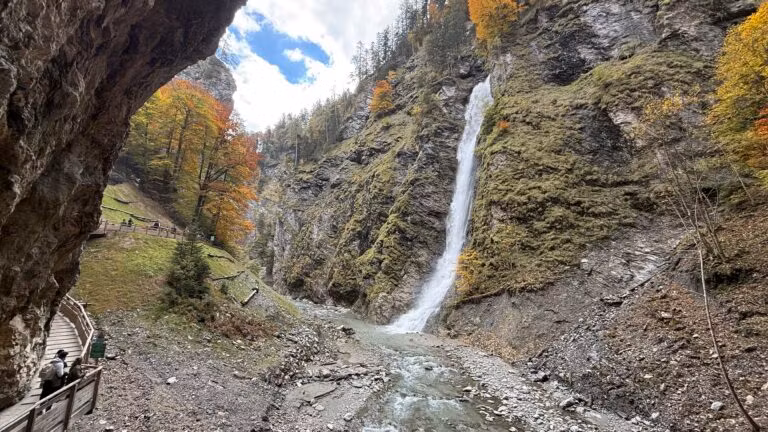 Liechtensteinklamm waterval