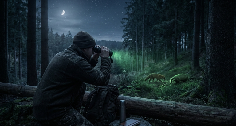 Wild spotten in het donker zonder gezien te worden