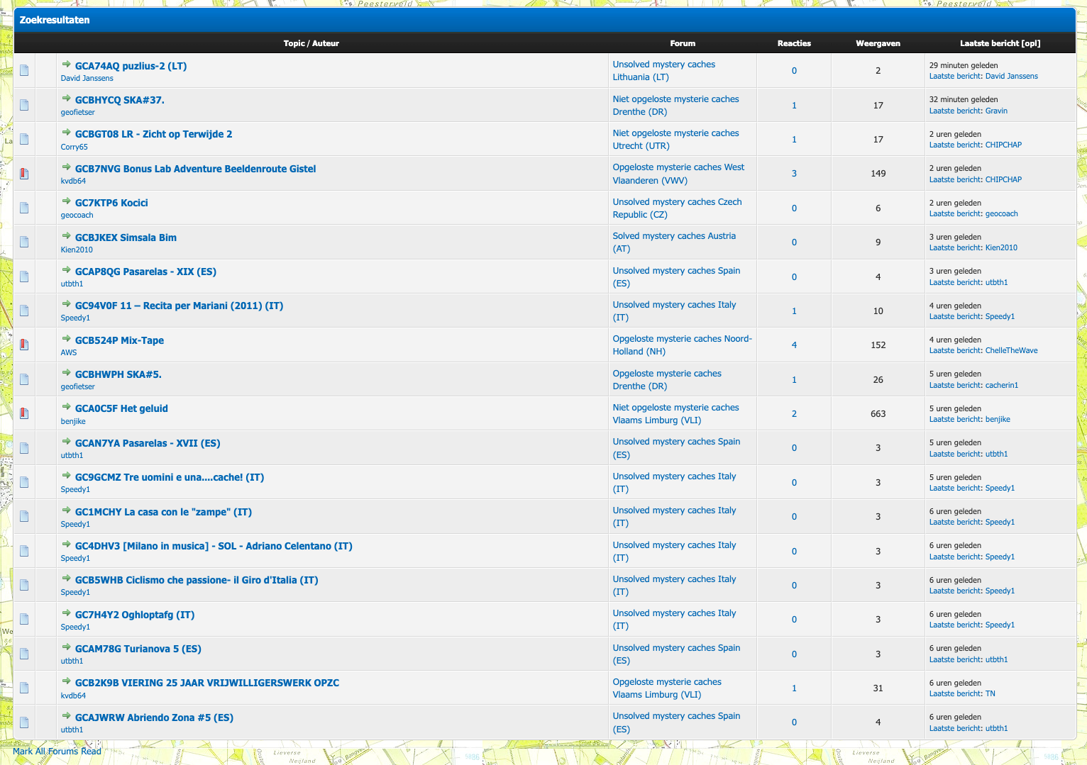 GeoLeaks: Hulp bij het oplossen van Geocaching puzzels 5 geoleaks forum