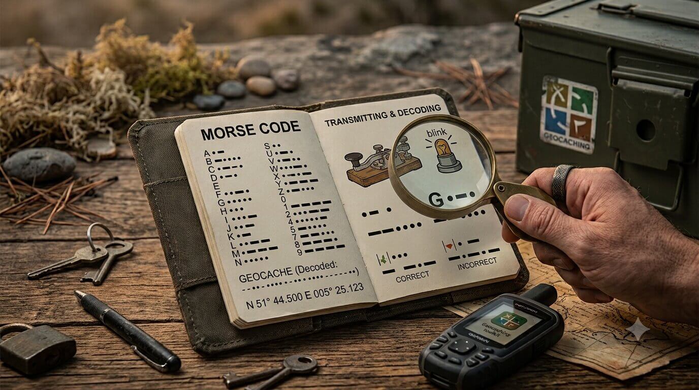 Geocache codes: welke je tegenkomt en hoe je ze kraakt 3 morse code